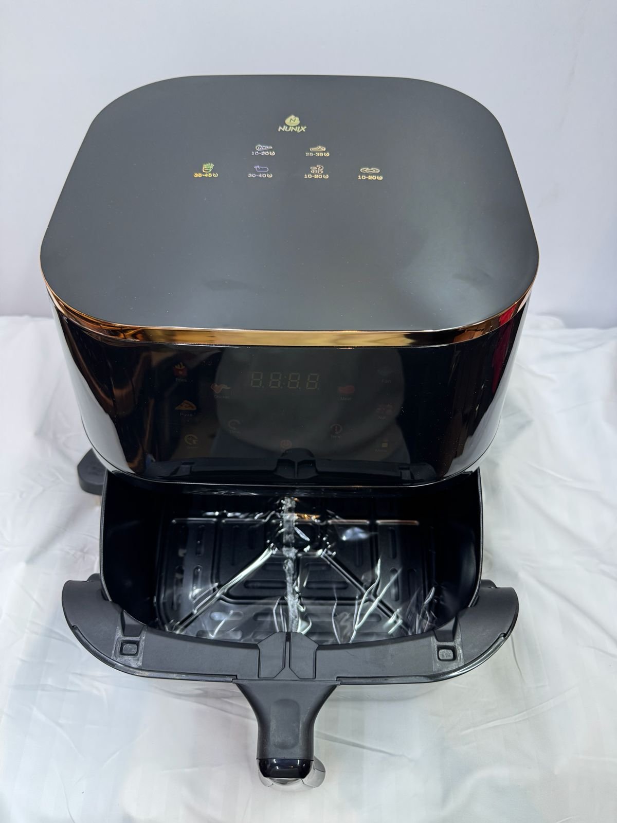 Nunix Air Fryer-Oil Free with Digital Touch Screen 10L