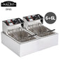 Macro Deep Fryer Electric Chips Fryer Double 6l+6L