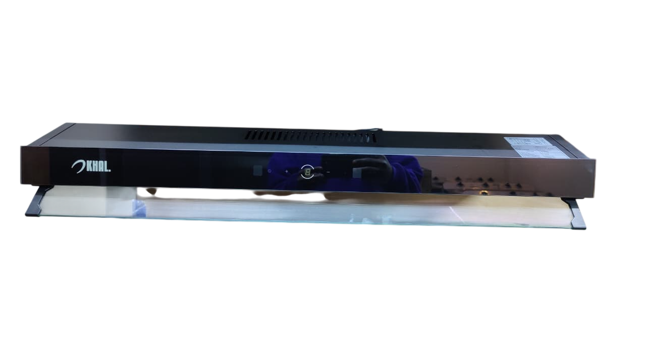 KHAL Hood Undercabinet Chimney,Touch/Gesture Control,Black 90cm ID-90