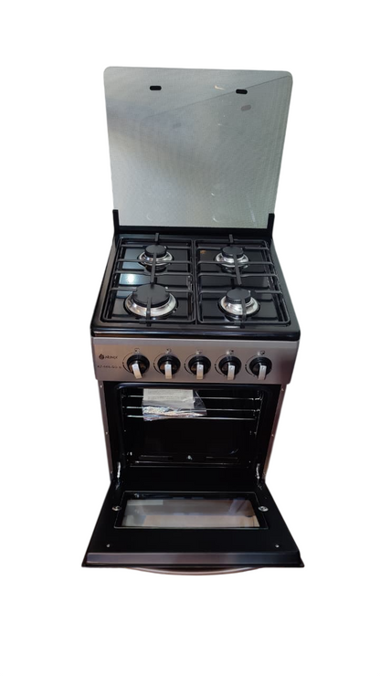 Nunix Cooker Freestanding 50×55cm 4-Gas Burner,Gas Oven KZ-560-GO-S