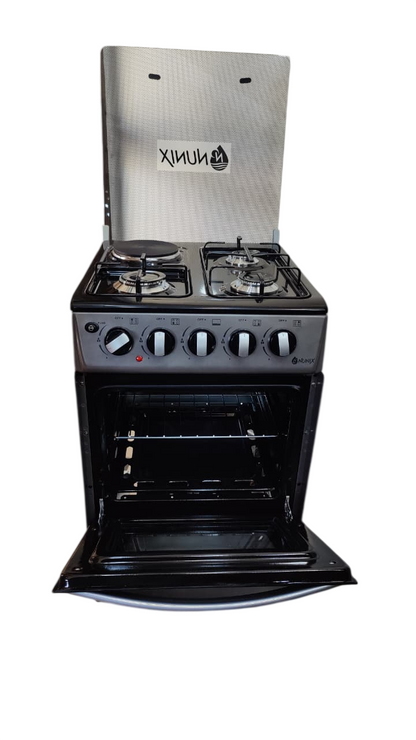 Nunix cooker Free Standing 3 Gas+1 Hotplate With Gas Oven 1year warranty WLD-560-3G1E 50*55cm