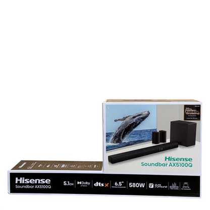 Hisense Soundbar With Dolby Atmos AX5100Q 5.1CH 580W