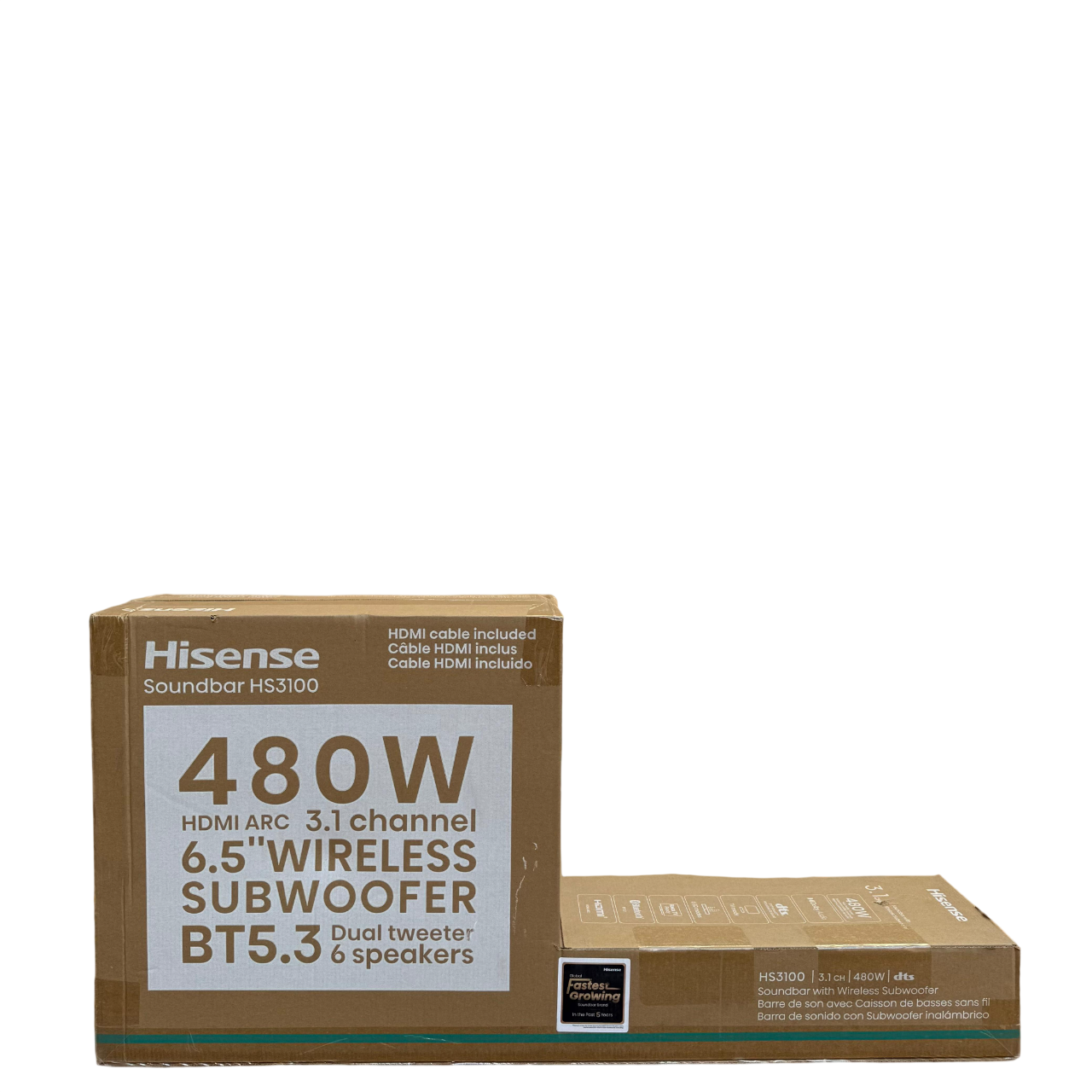 Hisense Soundbar 3.1CH 480W Wireless HS-3100
