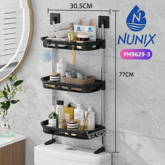 NUNIX Organizer Rack Wall Mounted YH9629-3 – 3 Tier Bathroom Storage Shelf