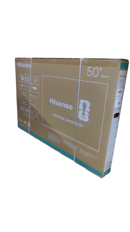 Hisense Tv 50" Smart TV 50Q6QKEN 4K QLED VIDAA OS Dolby Audio HDMI USB
