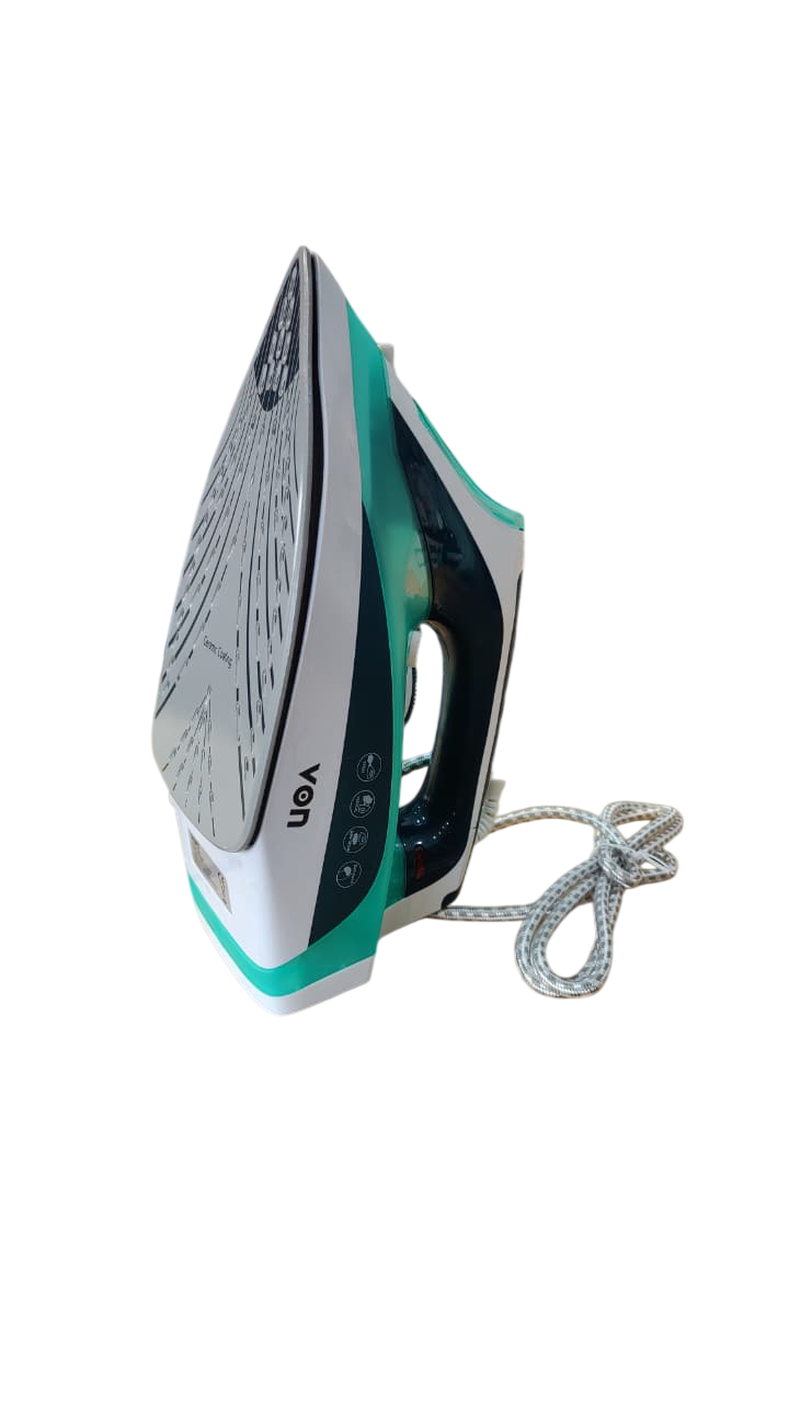 VON Steam Iron VIS242CSG 2400W with Ceramic Soleplate – Green