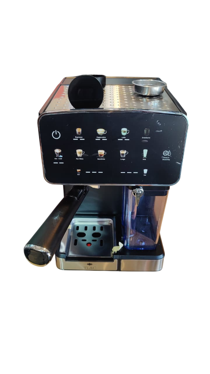 Tlac Espresso Coffee Machine TCFM-101 – 1.8L, Automatic Milk Frother, Touch Control, Cold Brew