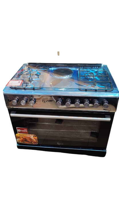 Roch Free Standing Cooker 60×90 – 4 Gas Burners + 2 Electric Hot Plates