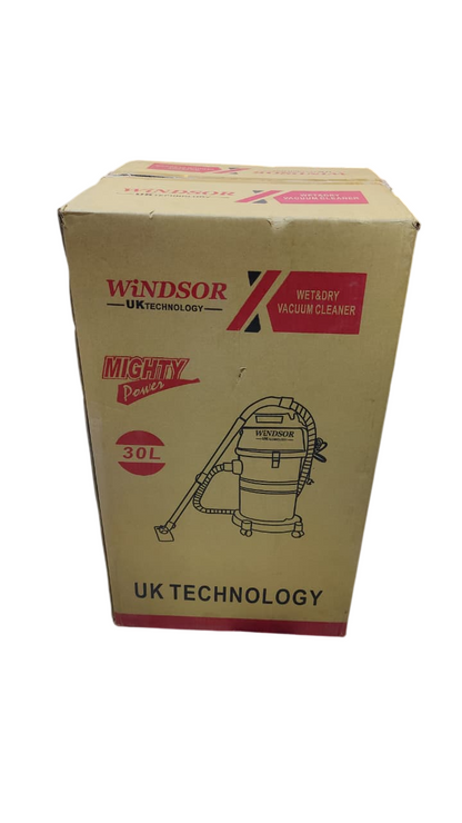 Windsor Wet And Dry Vacuum Cleaner W30V 30 Litres, UK Technology, Mighty Power