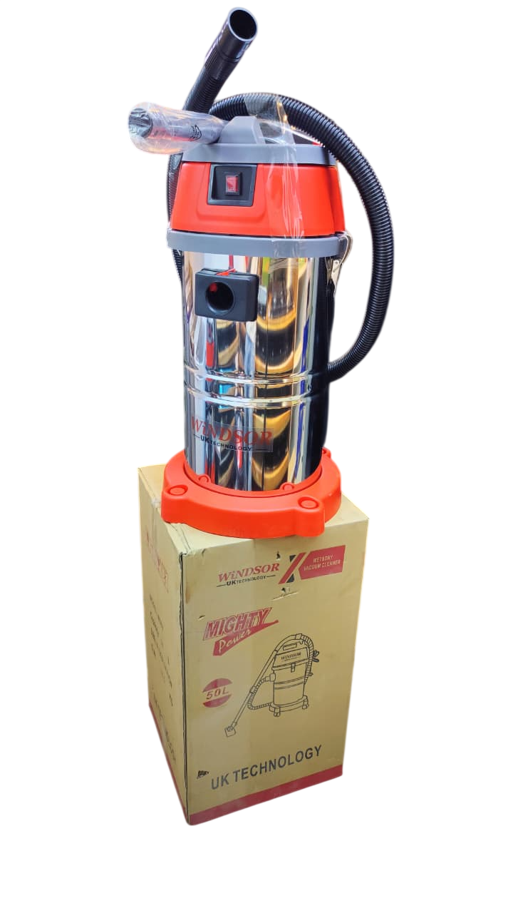 Windsor Wet And Dry Vacuum Cleaner W50V 50 Litres, UK Technology, Mighty Power