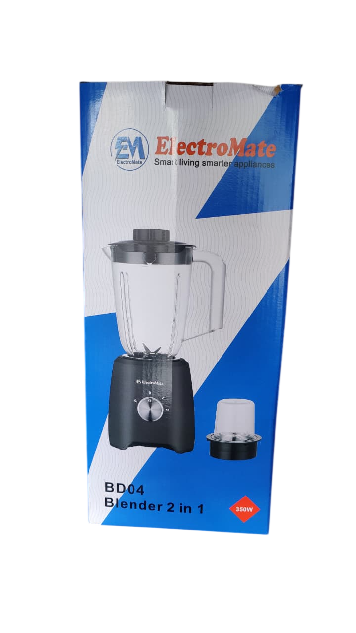 Electromate Blender 2 in 1 BD04 | 360W Powerful Kitchen Blender &amp; Grinder