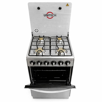 Unitech Cooker Free standing 4 Gas + Gas Oven DW0011