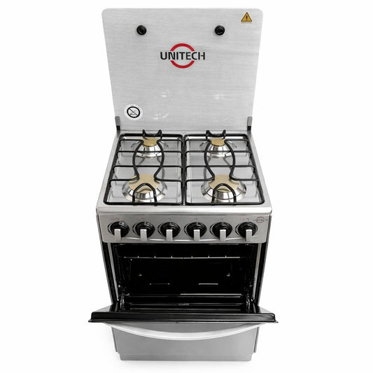 Unitech Cooker Free standing 4 Gas with Gas Oven size 50*55