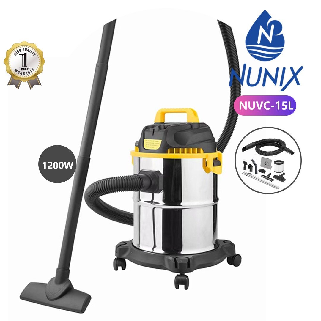 Nunix Vacuum Cleaner 3 in 1 Wet And Dry, 15l NUVC-15L 1400W