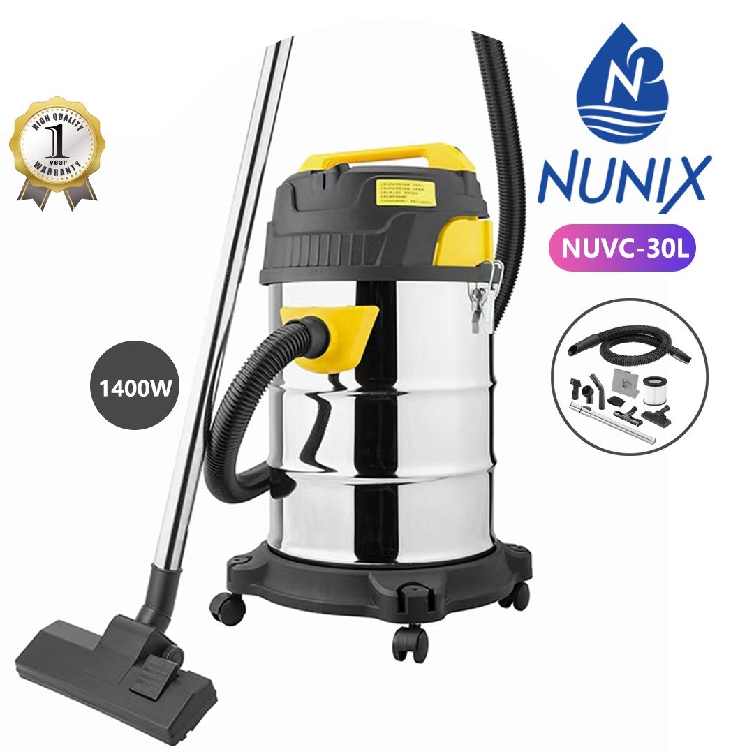 Nunix Vacuum Cleaner 3 in 1 Wet And Dry, 30l NUVC-30L 1400W