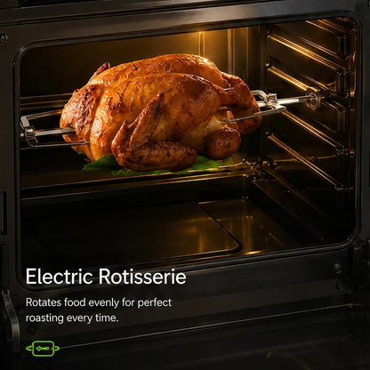 Syinix Cooker 60x60cm 3+1 with 80L Electric Oven & Rotisserie  Q60GC3