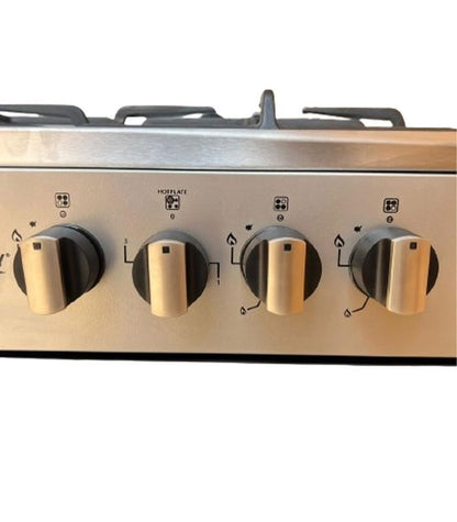 Legacy Cooker 3+1E, Oven Fan,Rapid Hotplate,Food warmer,60cm*60cm,Black/Silver