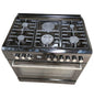 BJS Cooker,  4+1E,4 Gas 1 Hot Plates ,1 Wok ,Electric Oven 110L, Black