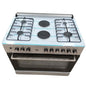 BJS Cooker, 4+2E,4 Gas Burners,2 Electric Plates,Electric Oven 110L,60cm*90cm,Silver