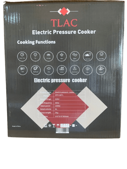 TLAC Pressure Cooker, Multifunction, Electric  6ltr DPC-06TL