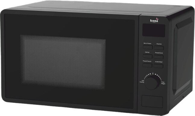 Icona Microwave Oven Manual 20Litres Black ILDMO-2060XB