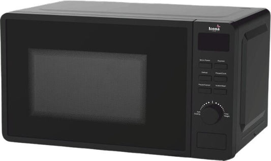 Icona Microwave Oven Manual 20Litres Black ILDMO-2060XB