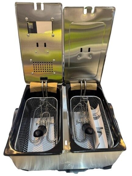 TLAC Deep Fryer Double Pots 6Litres 2750W TL-DF-06L
