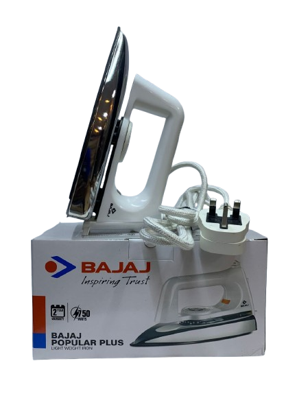 Bajaj Dry Iron Light Handle 750W Popular Plus