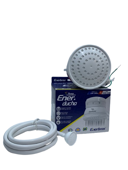 Super Ducha Shower Head Instant Hot Water Heater-Salty Normal Tap &amp; Borehole