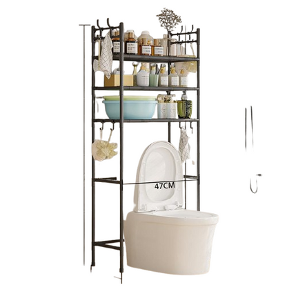 Nunix Organizer Rack Over Toilet YH6608A-3 – 3 Tier Bathroom Storage Shelf