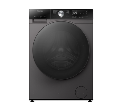 Hisense 10.5kg Front Load Washing Machine WF3S1043BT | 1400RPM, Steam Care, Smart Wi-Fi, Energy A+++