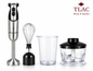 TLAC Blender 4-in-1 Hand Immersion Hand Blender Stainless Steel 800W  TL-HB 522S