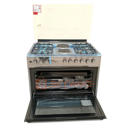 Roch Free Standing Cooker 60×90 – 4 Gas Burners + 2 Electric Hot Plates