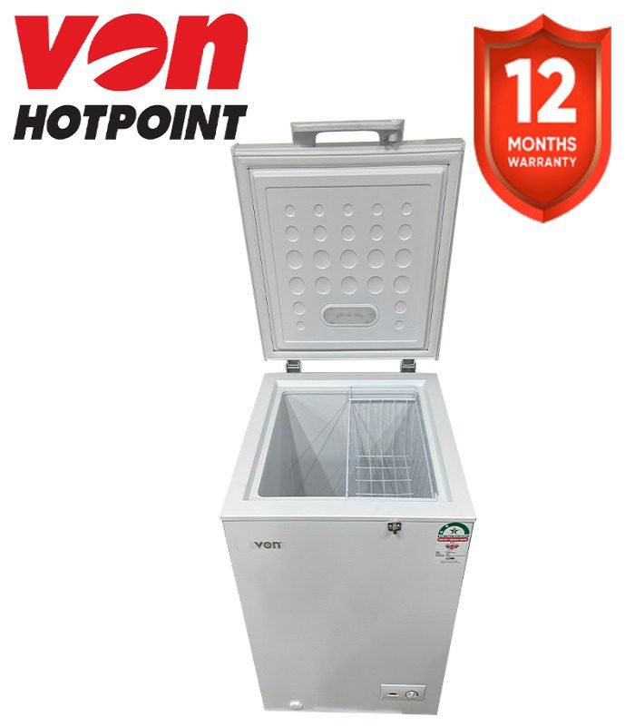 Von Freezer VAFC-10DHW Chest   98L - White