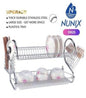 Nunix Dishrack, Stainless steel Two Layer Dish Drainer DR2S