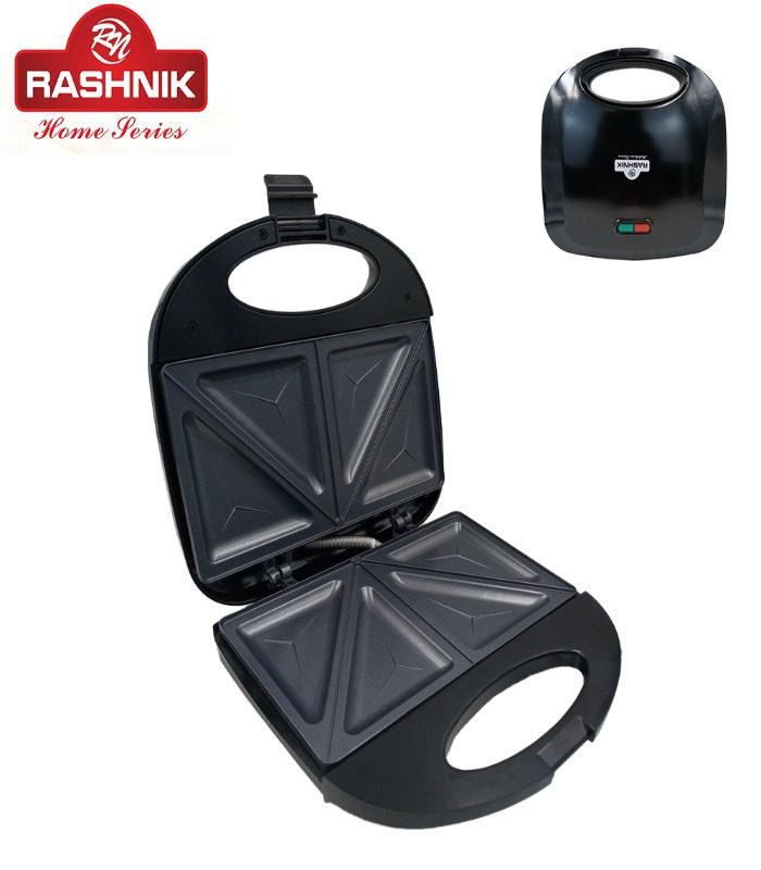 Rashnik Sandwich 2 Slice Sandwich Maker/Toaster/Grill. RN-1702