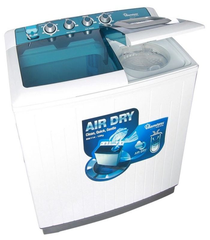 Ramtons Washing Machine  Twin Tub Semi Automatic 10/8.5KG Washer - RW/116