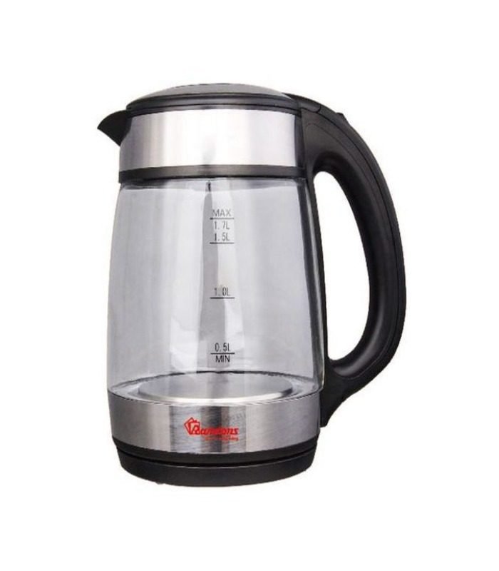 Ramtons Kettle  Cordless Glass Jug Kettle 1.7 Liters - RM/566