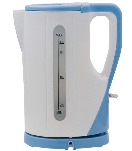 Ramtons Kettle  Cordless Electric Kettle 1.7 Liters White And Blue- RM/325