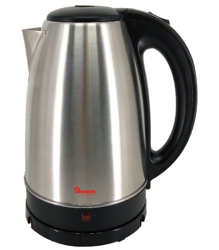 Ramtons Kettle  Cordless Electric Kettle 1.7 Liters Stainless Steel - RM/398