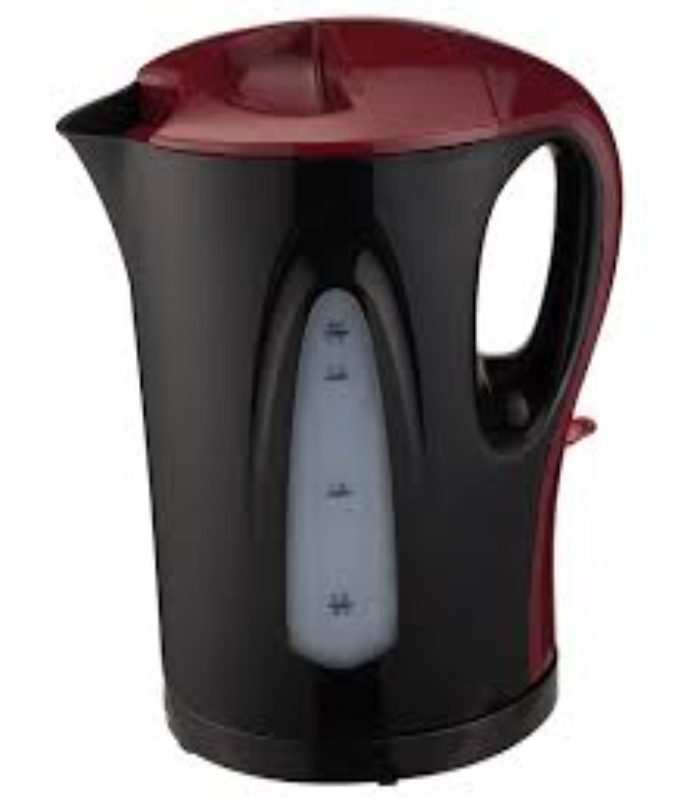 Ramtons Kettle Cordless Electric 1.7 Liters Black and Red - RM/609