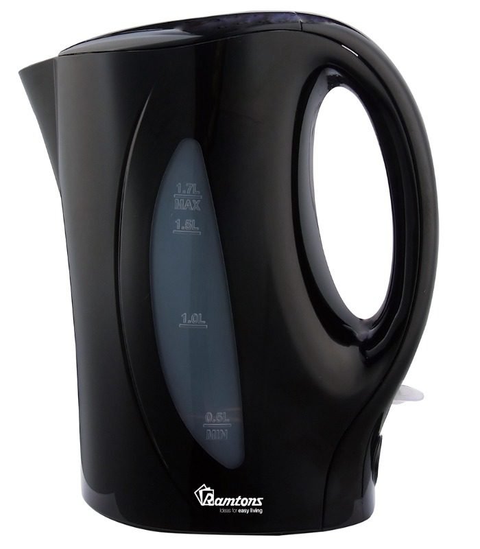 Ramtons Kettle  Corded Electric Kettle 1.7 Liters Black- RM/594