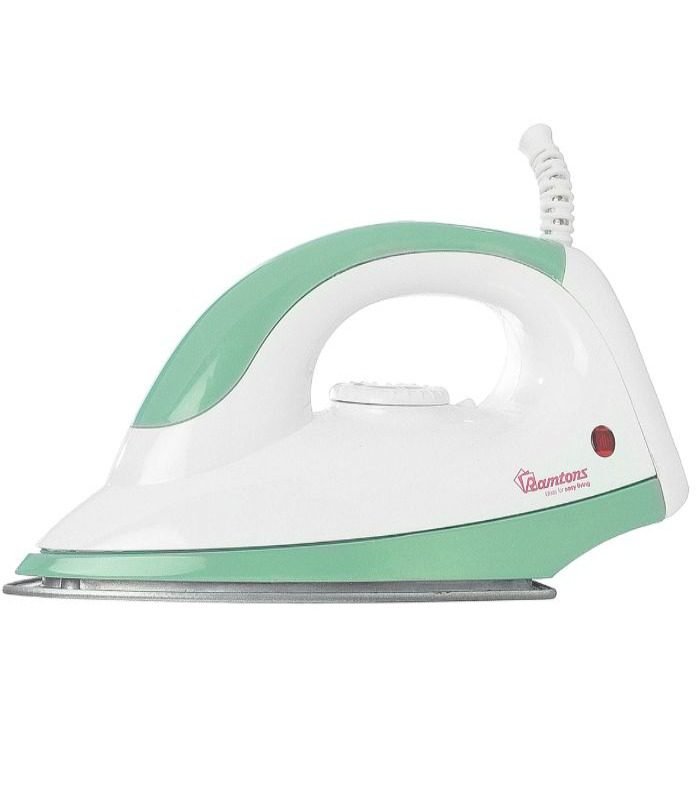 Ramtons Iron box  White And Green Dry Iron -RM/180