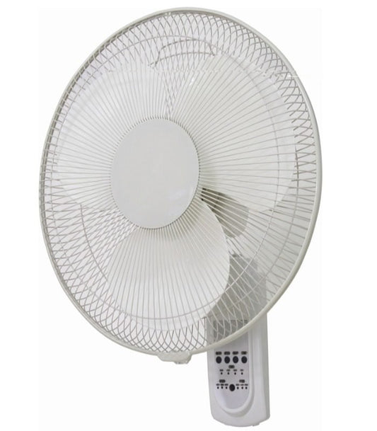 Ramtons Heater  White Wall Fan  3 Speed - RM/288