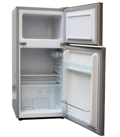 Ramtons Fridge  90 Liters Double Door Direct Cool Fridge  Silver - RF/222