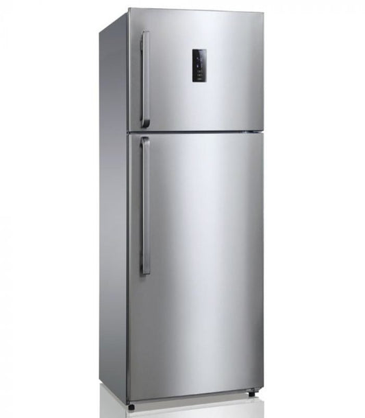 Ramtons Fridge  450 Liters Double Door No Frost Fridge  Silver- RF/297