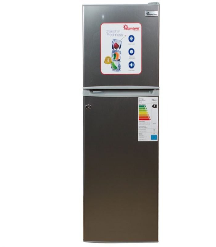 Ramtons Fridge  128 Liter 2 Door Direct Cool Fridge   Titan Steel- RF/177
