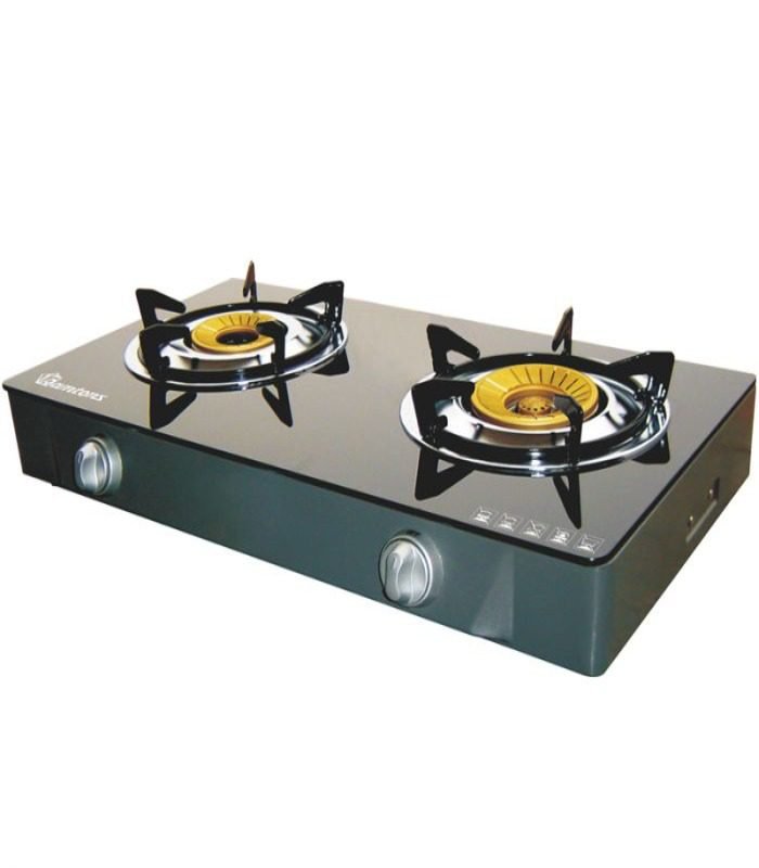 Ramtons Cooker  Gas Cooker 2 Burner Ceramic Top - RG/529