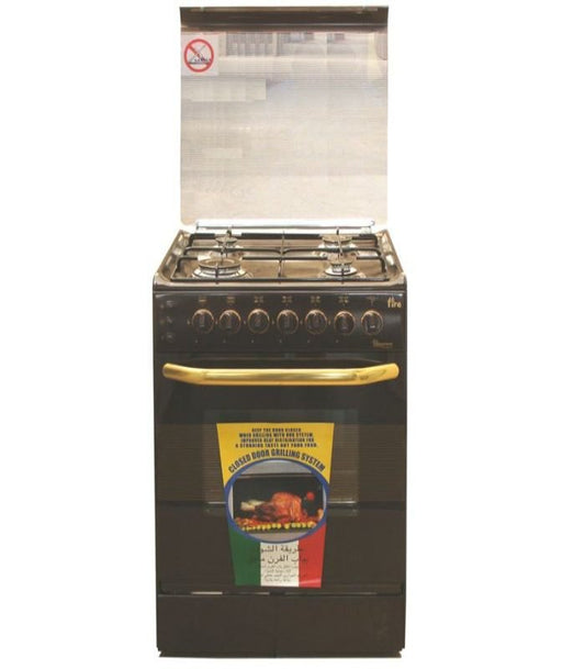 Ramtons Cooker  4 Gas 55X55 Brown Cooker 5693- EB/302