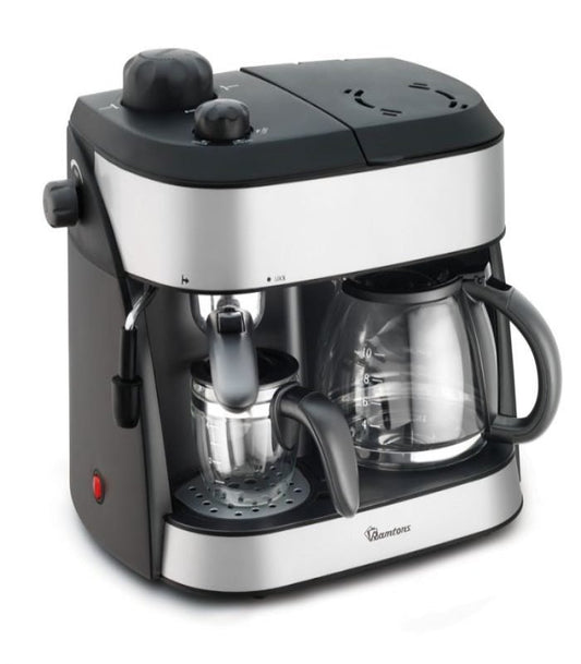 Ramtons Cappuccino Maker With milk frother  Black- RM/273